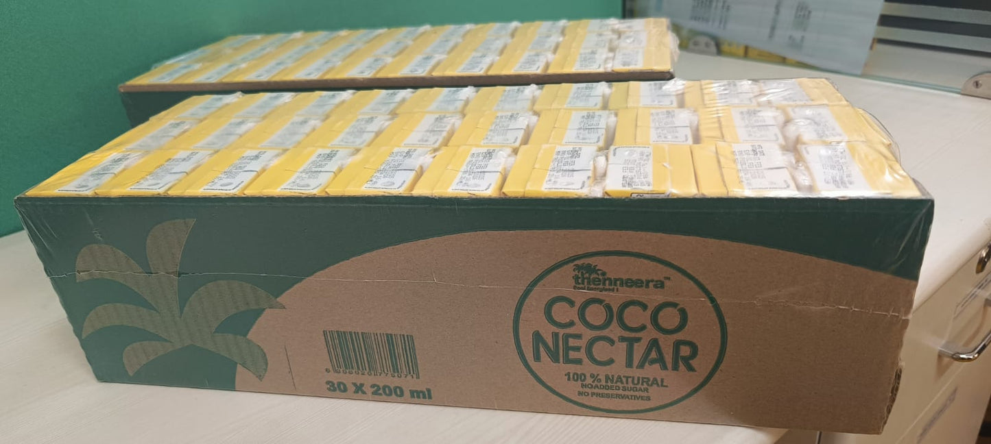 Thenneera (Coco Neera) – 200 ml Natural Energy Drink Gift Box (Pack 0f 30 - 1 Box)