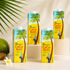 Thenneera Organic Energy Drink, 1000ml | Pack of 4 | Rich in Electrolytes & Anti-Oxidants | Pure & Refreshing nutrient-rich Coconut Sap | No Added Sugar, Preservative & Flavour| Naturally Gluten Free