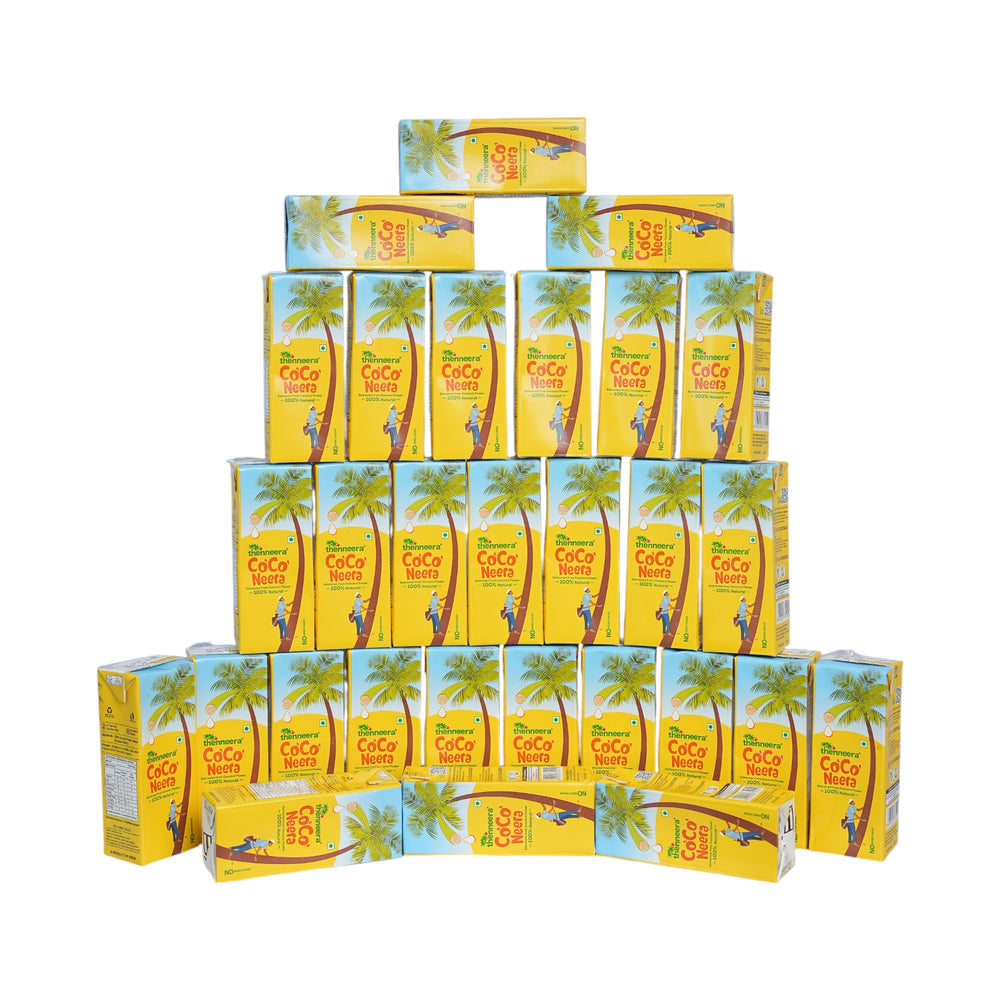 Thenneera 200ml pack of 30 Natural Neera Drink – Front Bottle View