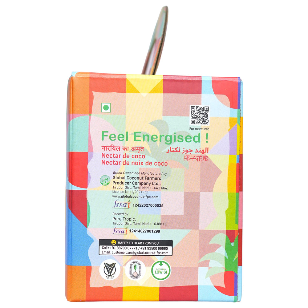 thenneera Energy, Organice and Healthy gift box side view