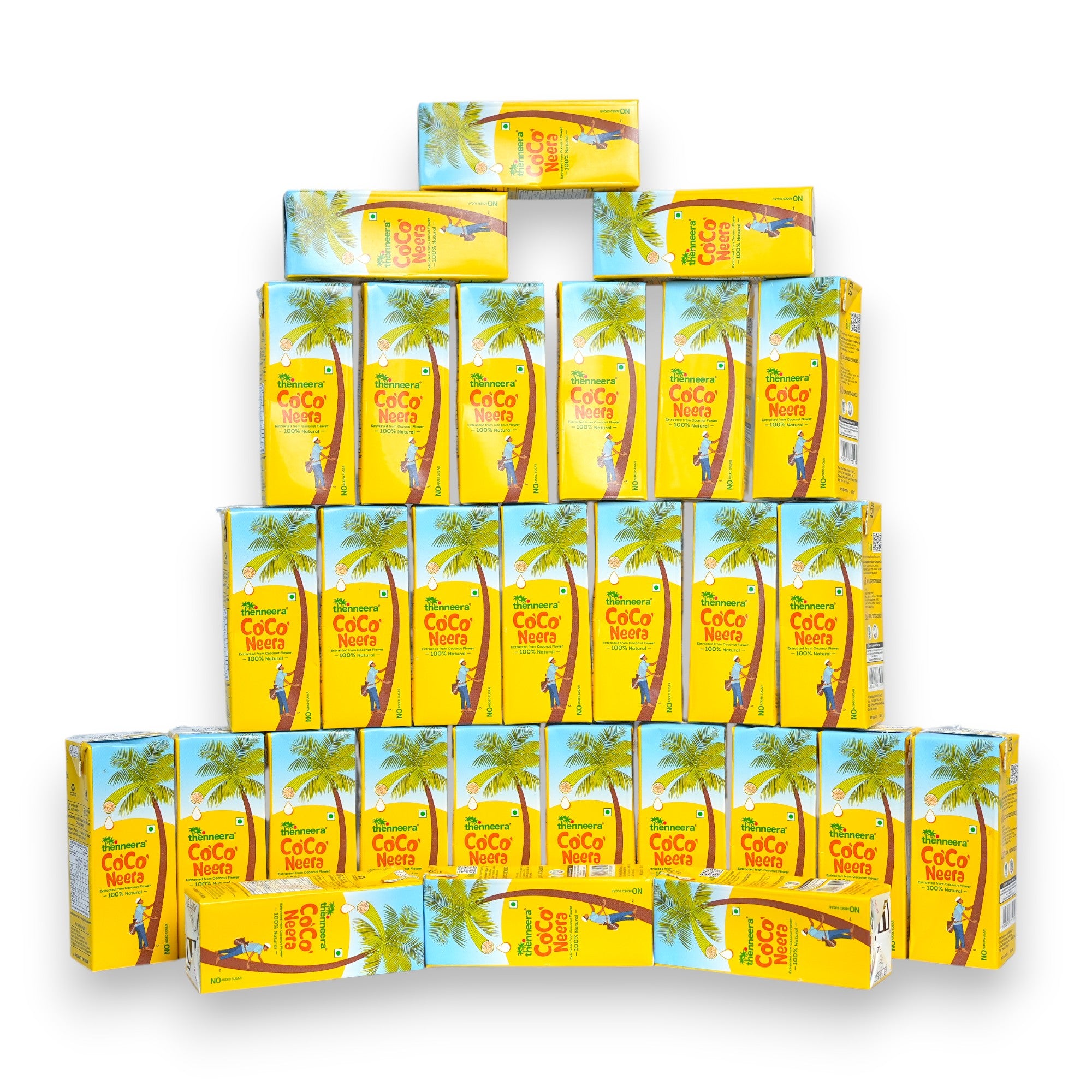 Thenneera 200ml pack of 30 Natural Neera Drink – Front Bottle View